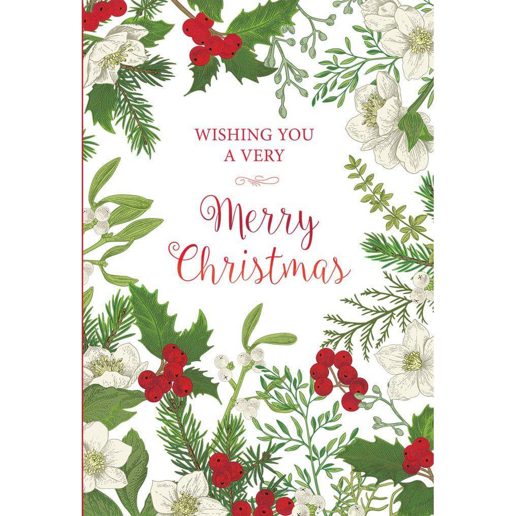 Pictura Christmas Card featuring red and green holiday-themed design with festive graphics and seasonal message.